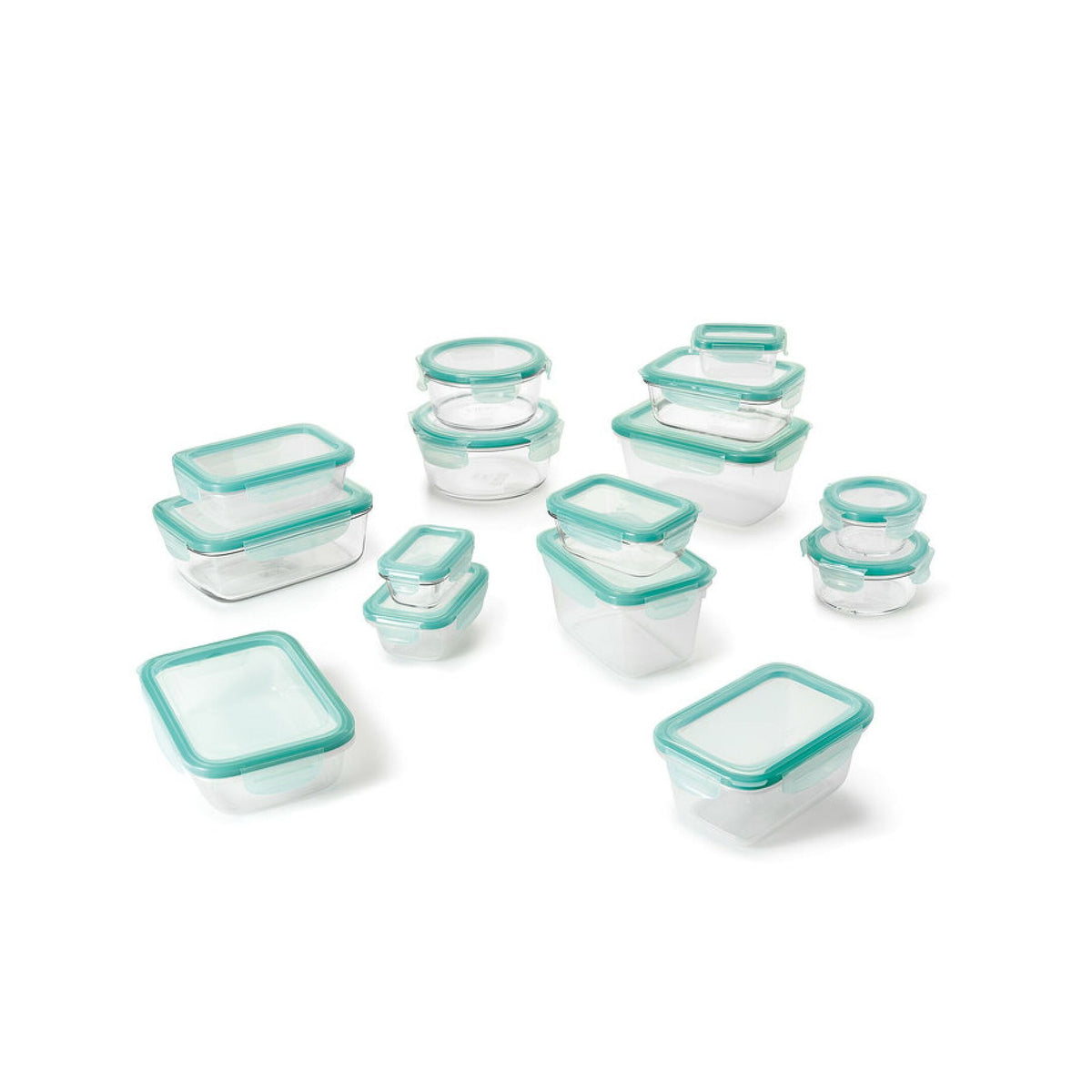 OXO Good Grips 30 Piece Smart Seal Glass & Plastic Container Set