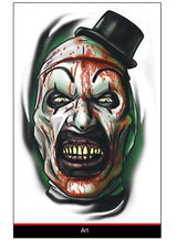 Terrifier 3 - Arte de tatuaje del payaso