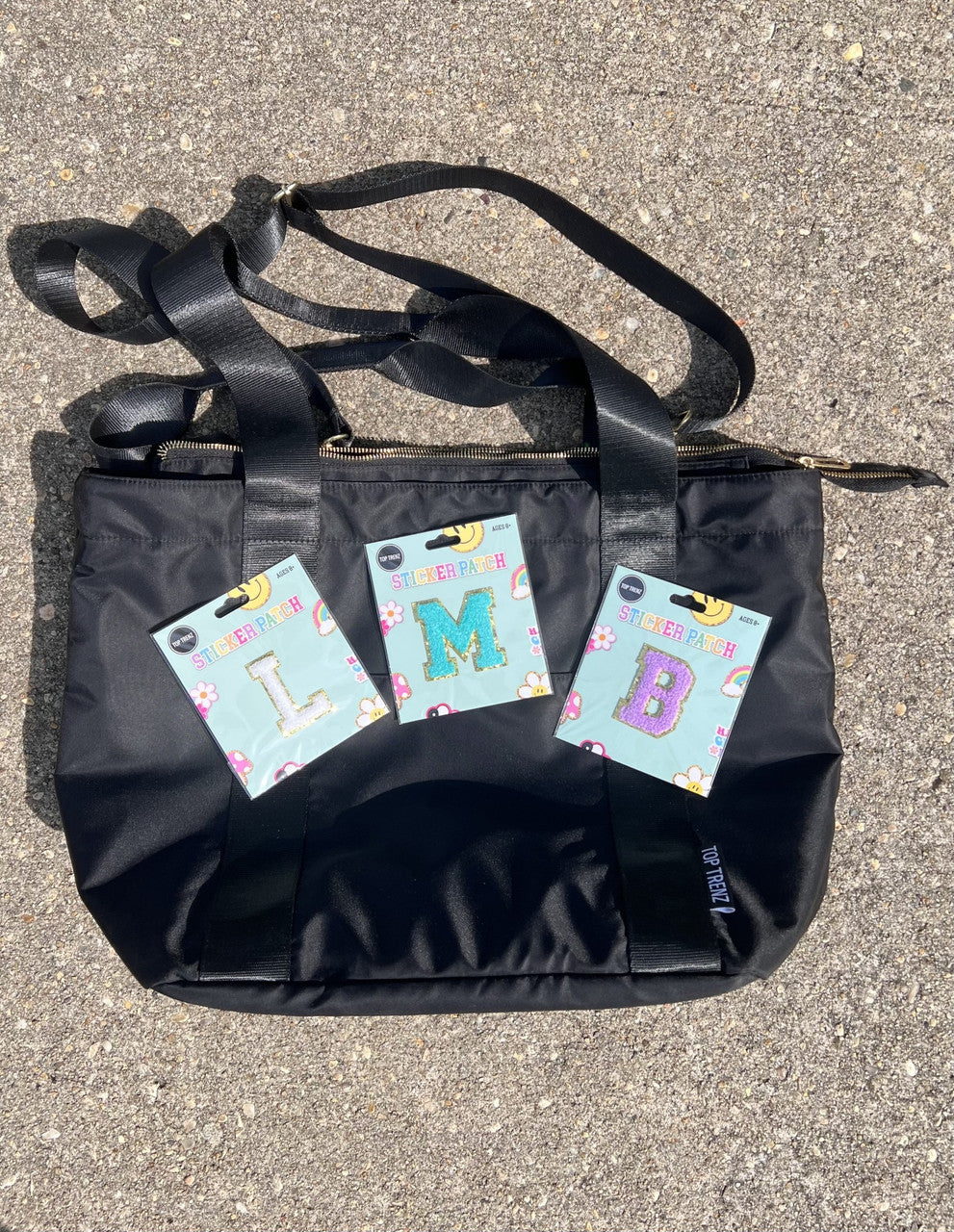 Chenille Sticker Patches- Initials Collection ( I - P )