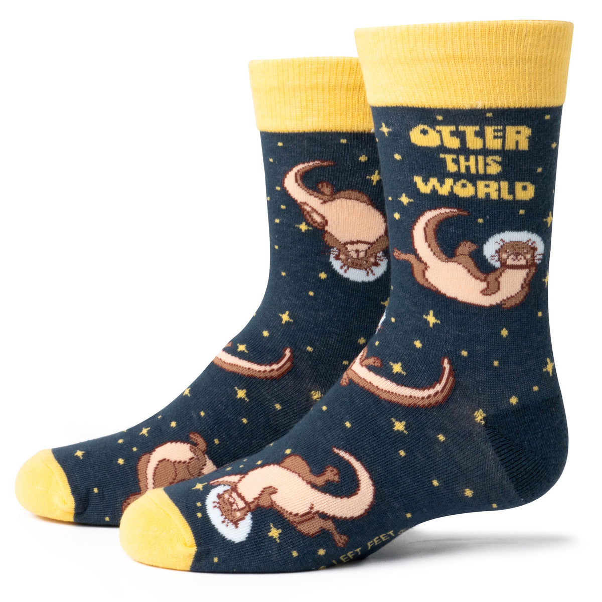 Two Left Feet Kid's IT'S YO BIRTHDAY Gift Card Sock Set - Nutria de otro mundo