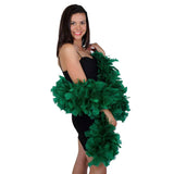 Boa de plumas de pavo - Esmeralda - 2 yardas (6 pies)