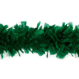 Boa de plumas de pavo - Esmeralda - 2 yardas (6 pies)