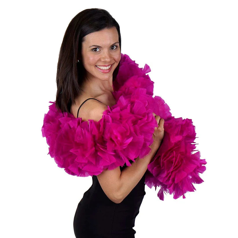 Boa de Plumas de Pavo 6-8" - Muy Baya - 6-8"