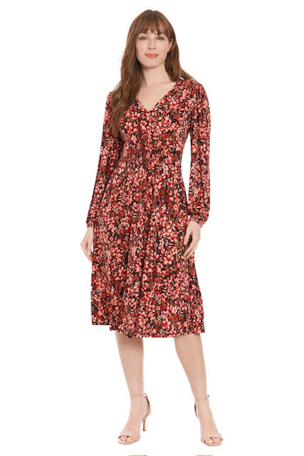 Vestido negro especiado - London Times