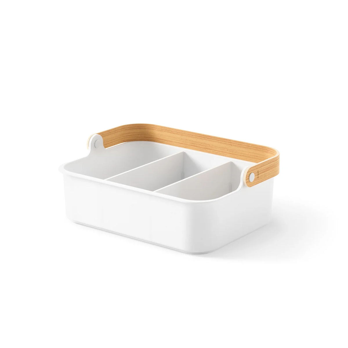 Contenedor apilable grande Bellwood Blanco/Natural