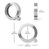 Ferris Metal Jewelry Organizer Metal Chrome