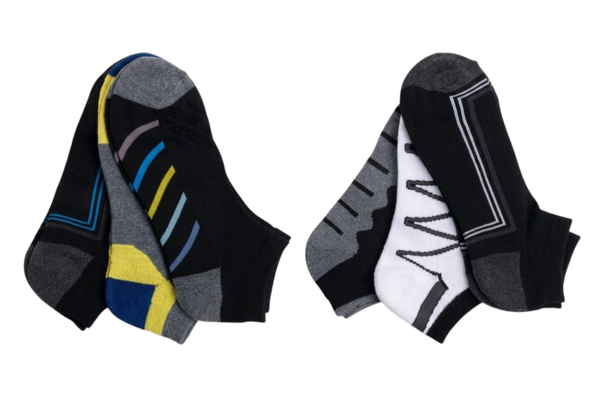 Calcetines deportivos acolchados para hombre, paquete de 3 pares