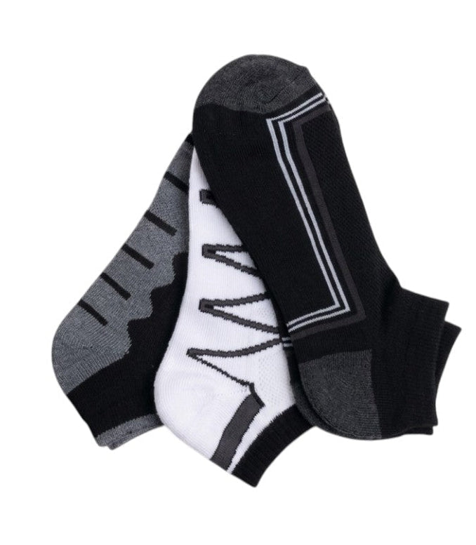 Calcetines deportivos acolchados para hombre, paquete de 3 pares