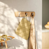 Flip 3 Wall Hook Natural / Nickel