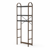 BELLWOOD OVER THE TOILET SHELF BLACK/WALNUT