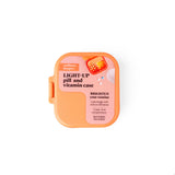 Wellness Keeper Mini pastillero y vitaminero luminoso naranja