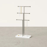 Trigen Jewelry Stand White/Nickel