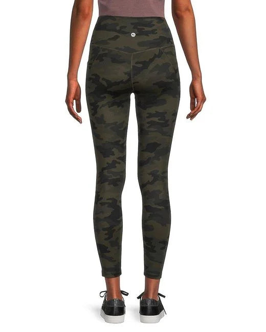 Leggings estampados de camuflaje Rachel negros para mujer