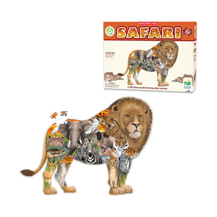 Puzle Mundo Salvaje - Safari: 200 Piezas