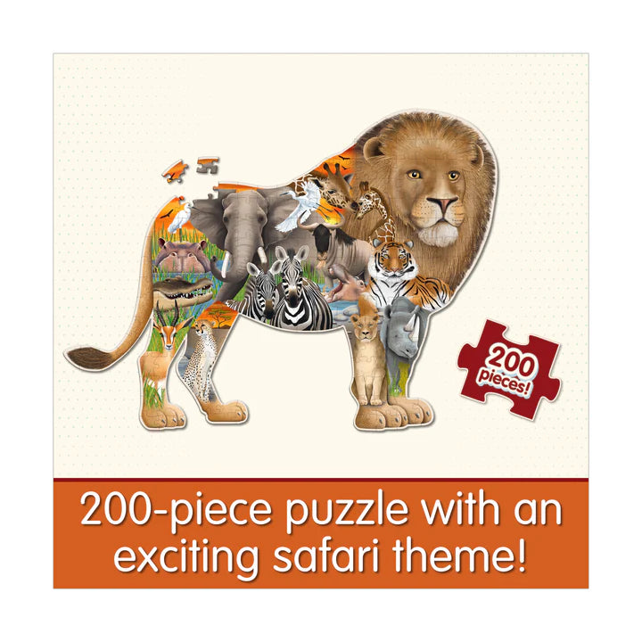 Puzle Mundo Salvaje - Safari: 200 Piezas