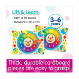 Lift & Learn Puzzle - Clock: 12 Pcs