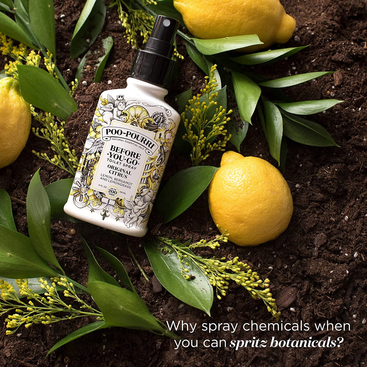 Spray para inodoro antes de irte 4 Fl Oz Cítricos Originales