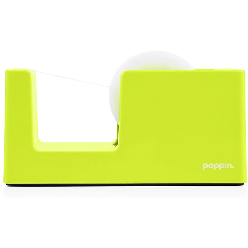 Dispensador de cinta adhesiva verde lima