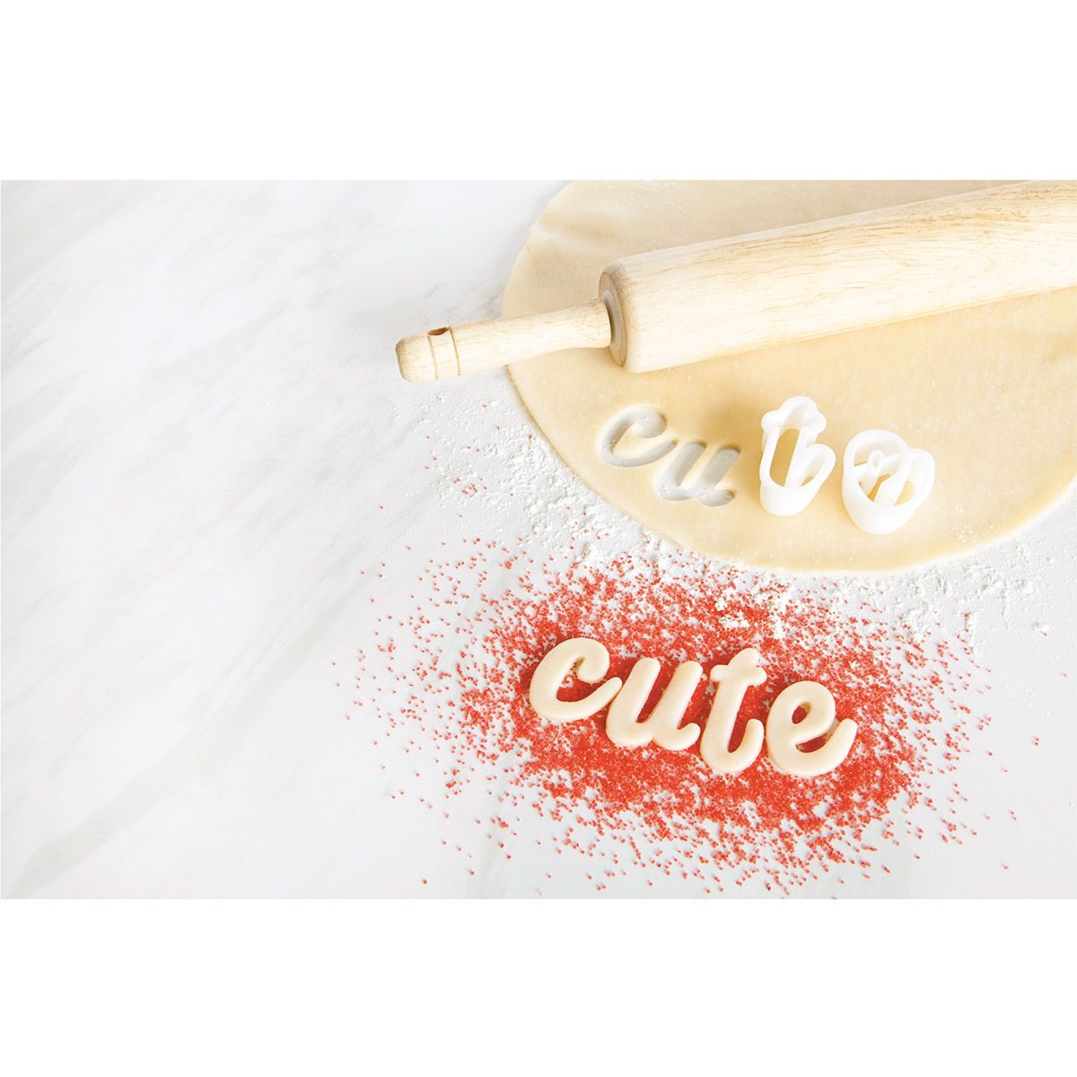 Script Alphabet Cookie and Fondant Cutters, Set of 26