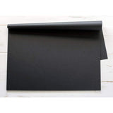 Mantel individual de papel negro de pizarra