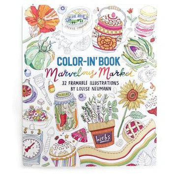 Libro para colorear: Mercado maravilloso