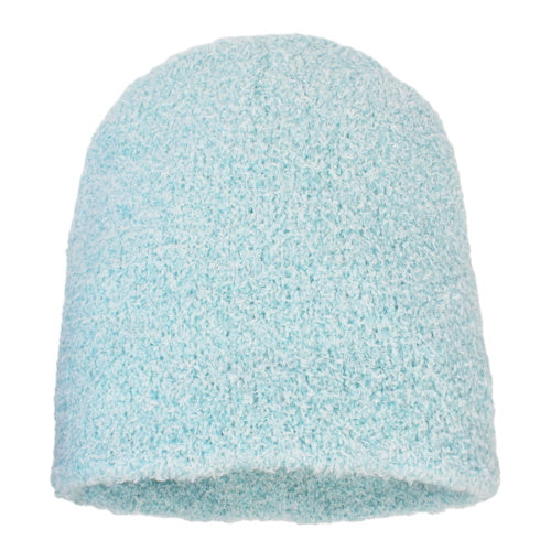 GORRO CON PESTAÑAS DE POLIÉSTER - AZUL