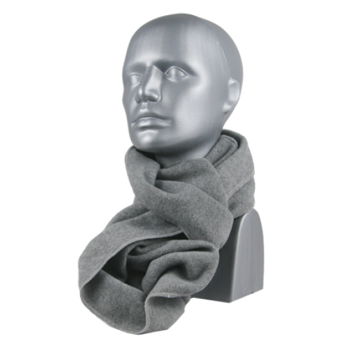 BUFANDA INFINITY DE MICROFORRO POLAR SÚPER SUAVE - GRIS