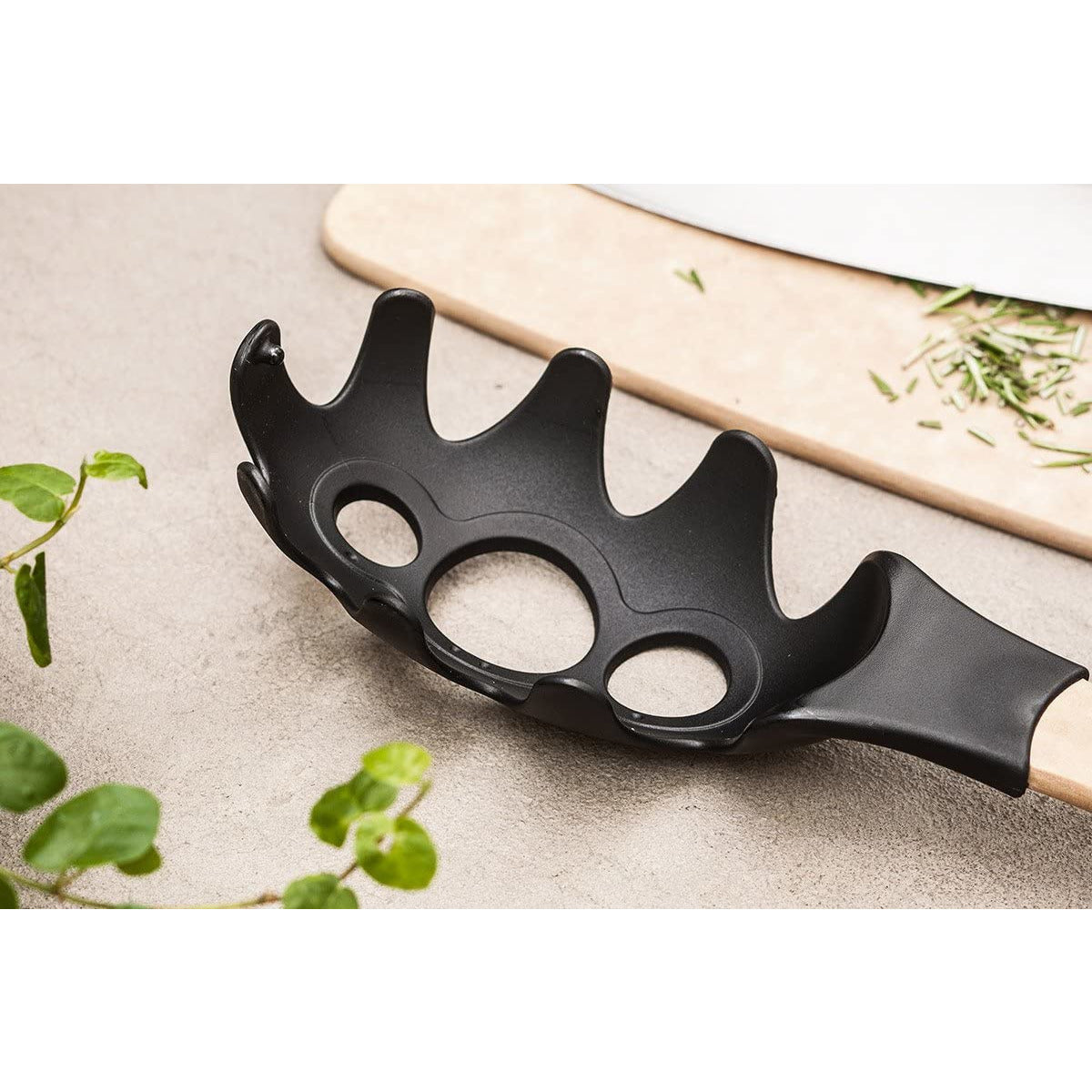 Servidor de pasta, nailon natural/negro 33 cm
