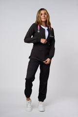 Chaqueta elástica negra