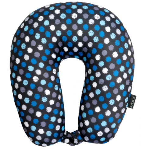 Almohada de viaje Blue Flurries