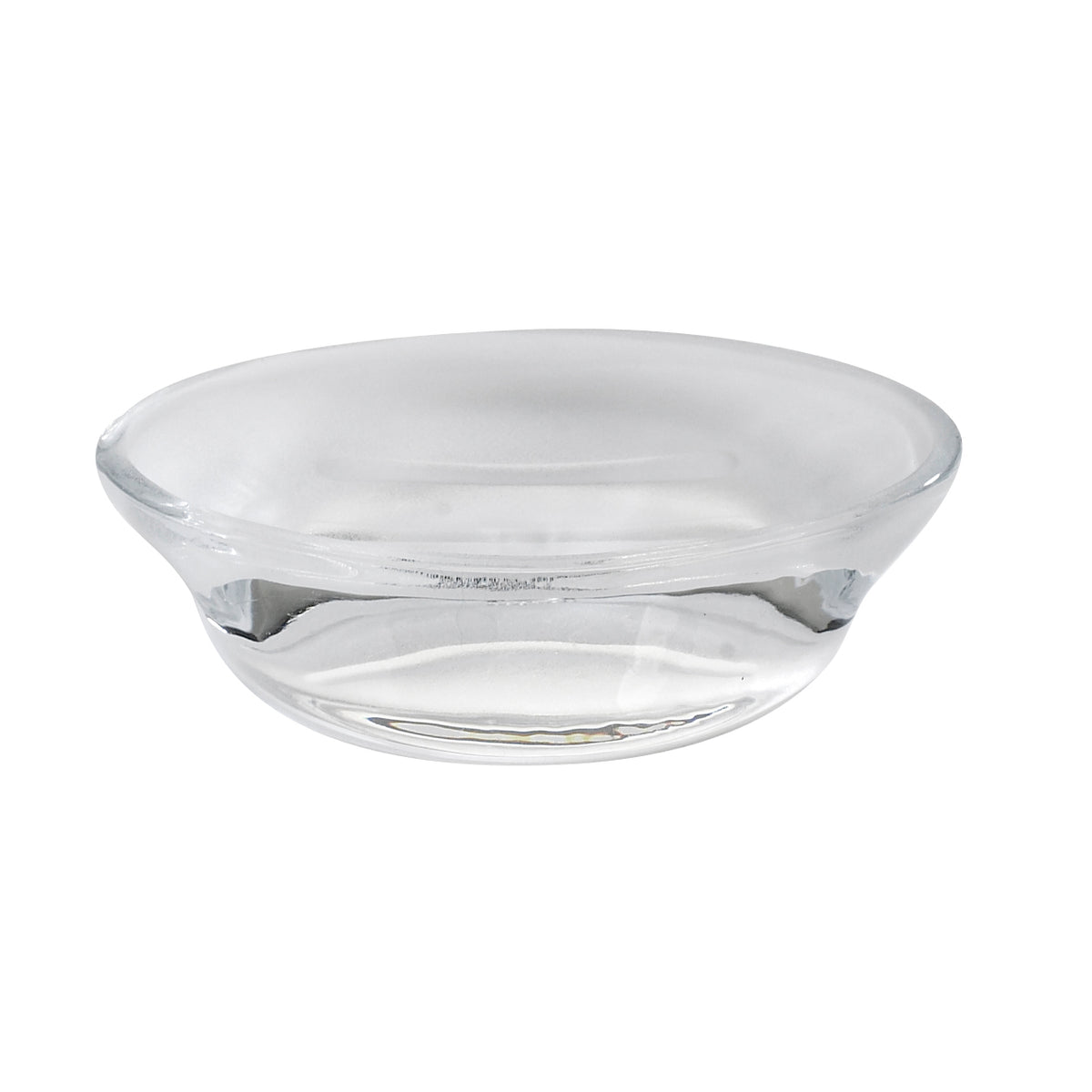 VAPOR SOAP DISH FROSTED GLASS