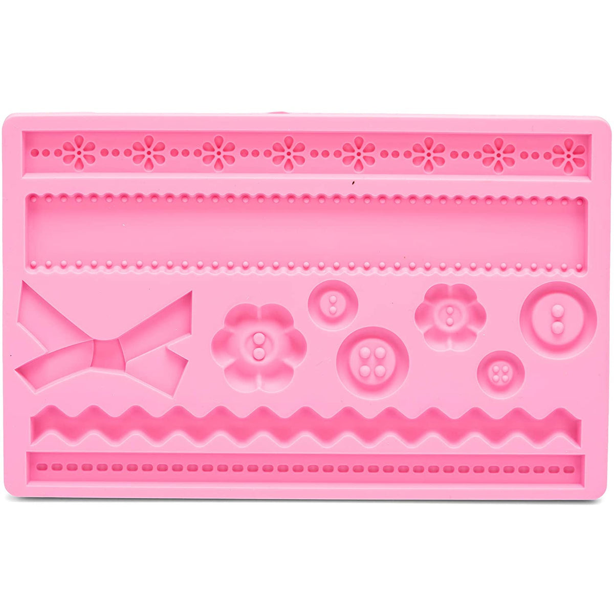 Molde de fondant rosa