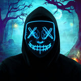 Máscaras inspiradas en Neon Light Purge