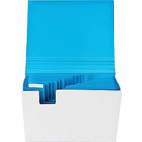 Acordeón Archivador Blanco y Azul