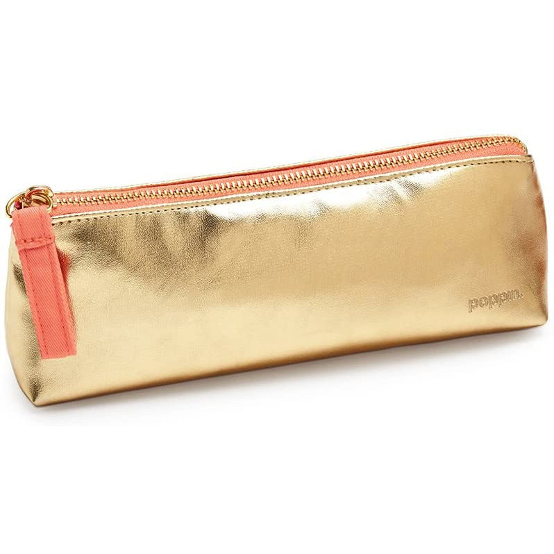 Estuche para lápices dorado