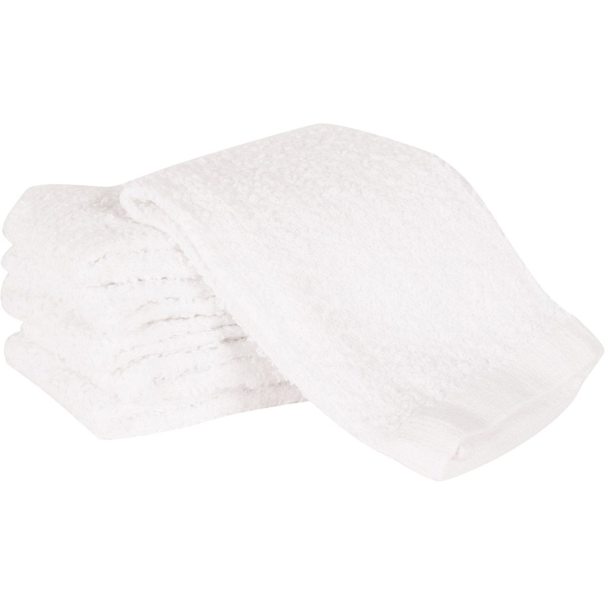 Paños de barra de cocina blancos, juego de 6