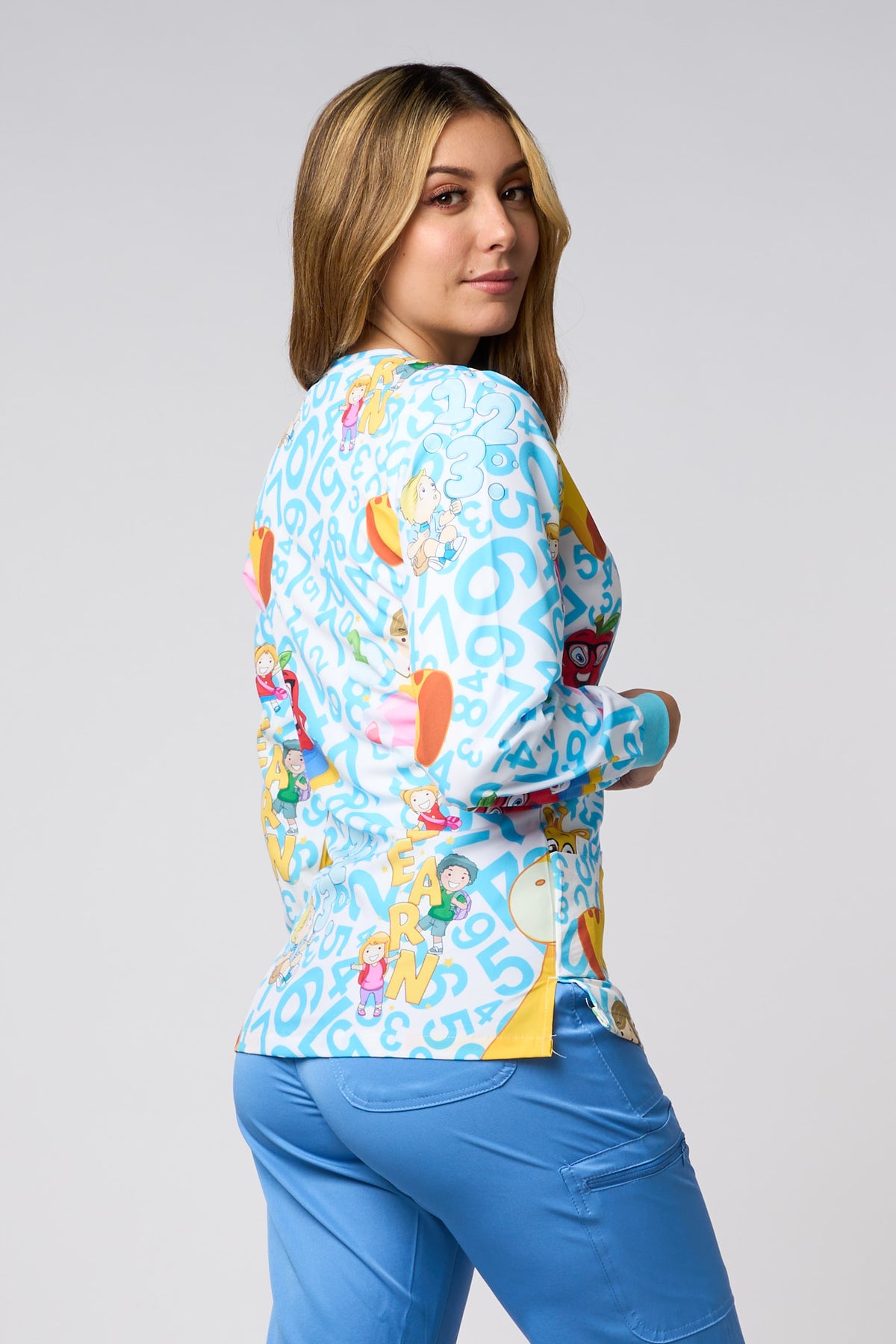 CHAQUETAS JIRAFFE AZULES ESTAMPADAS