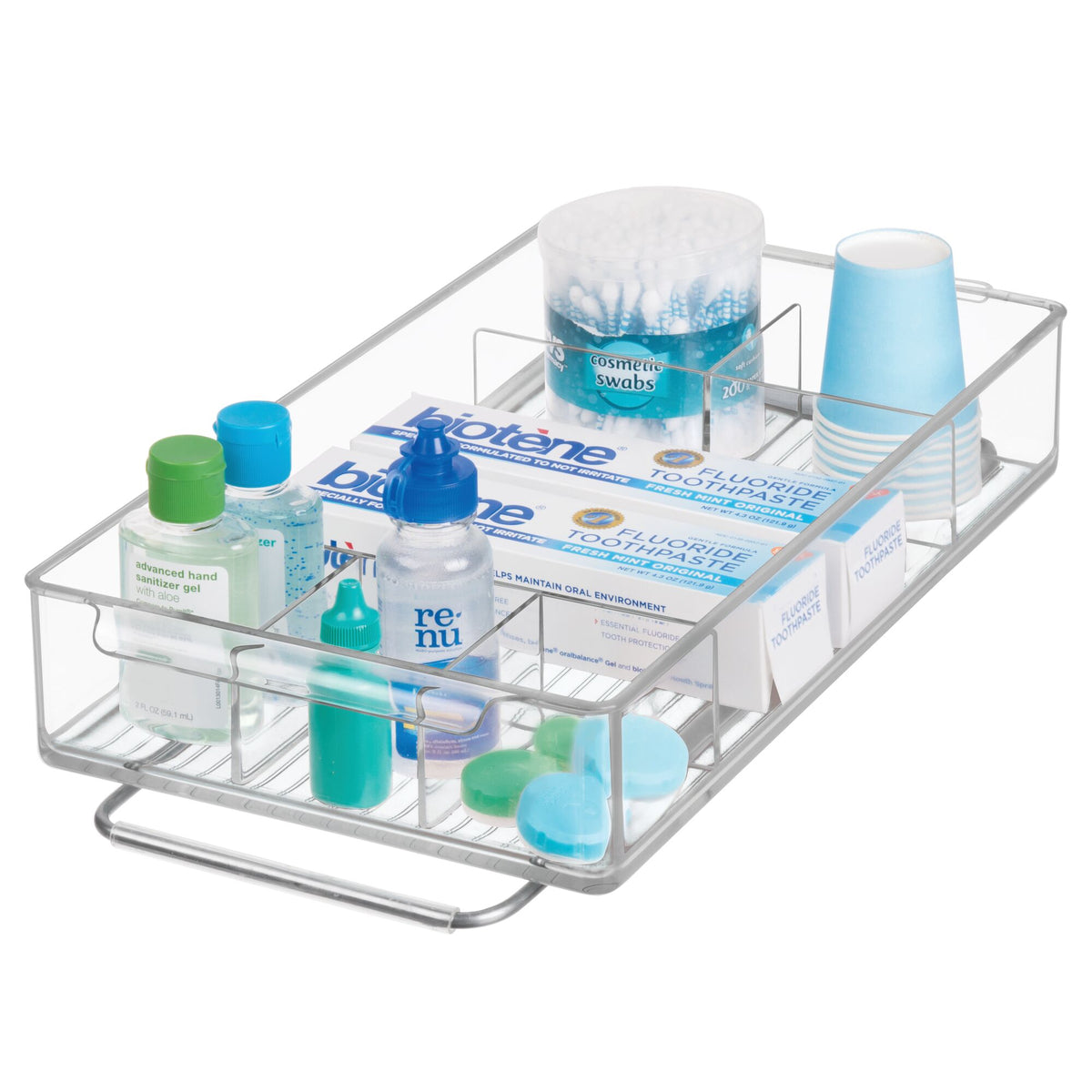 Over-the-sink bathroom organizer