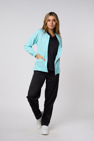 Chaqueta de moda - AZUL VERDOSO