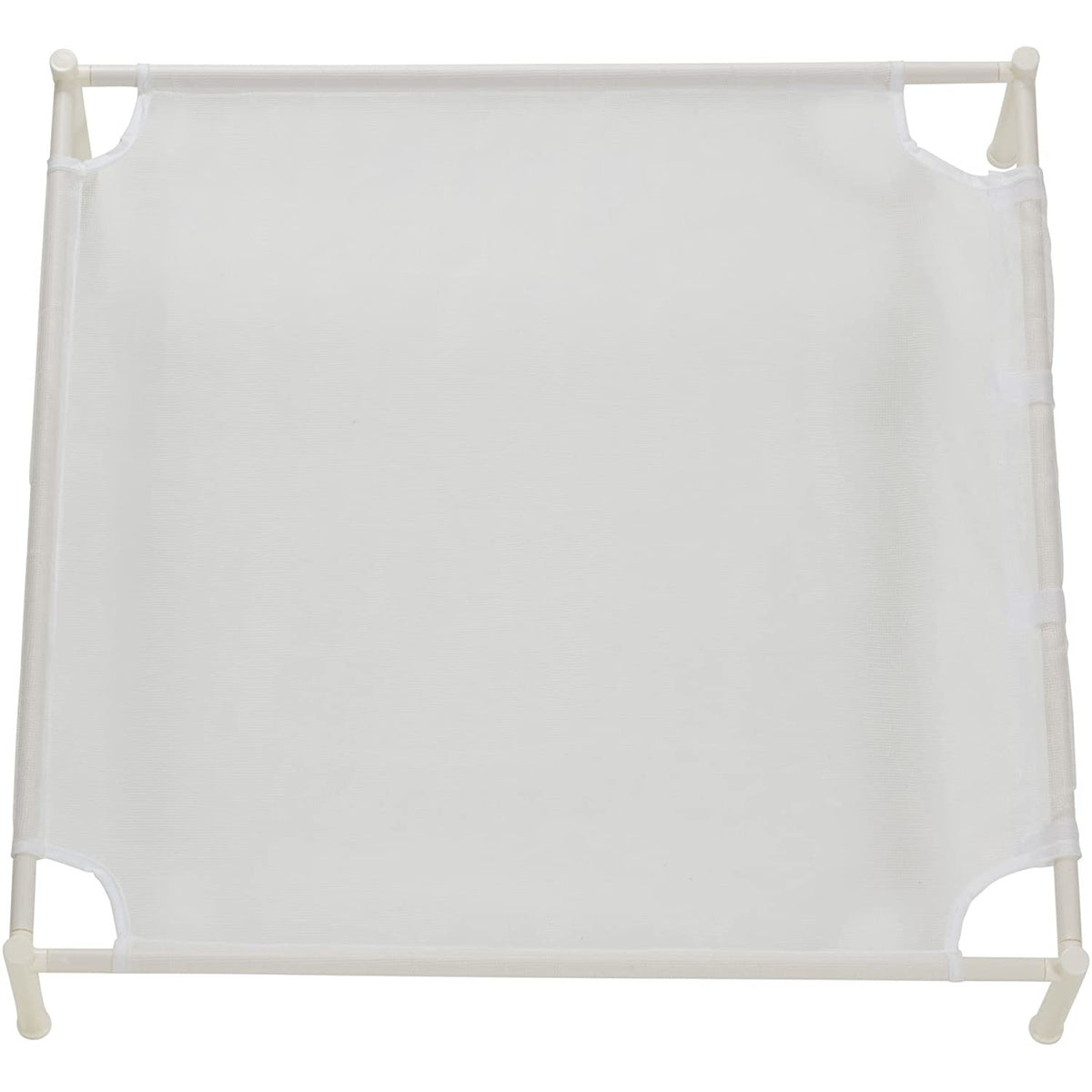 Secadora de ropa apilable de malla blanca