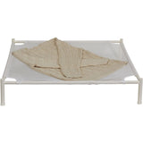 Secadora de ropa apilable de malla blanca