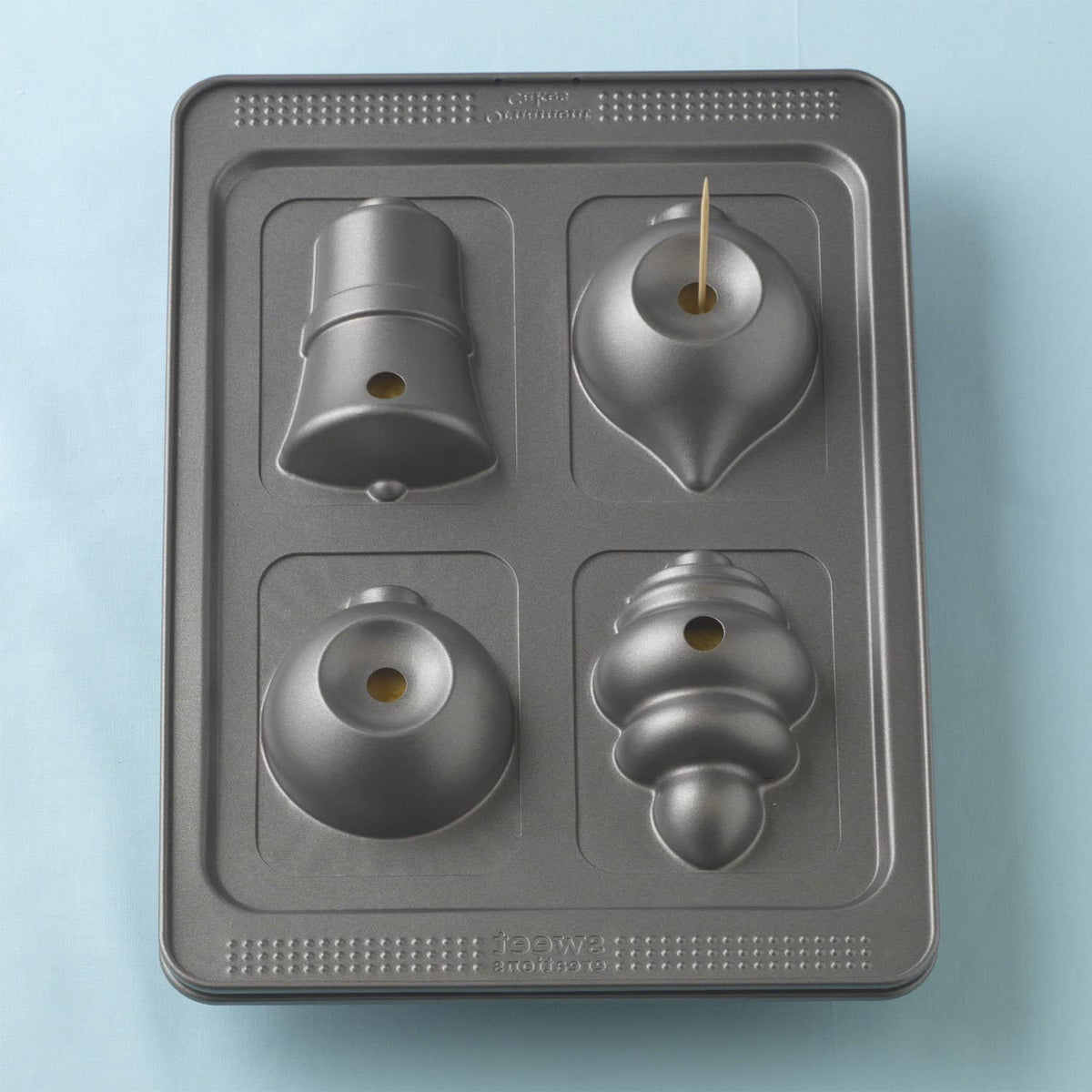Molde para pastel de adorno 3D de 4 tazas