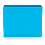 Caja de archivo azul piscina 12.25" x 3.75" x 9.75"