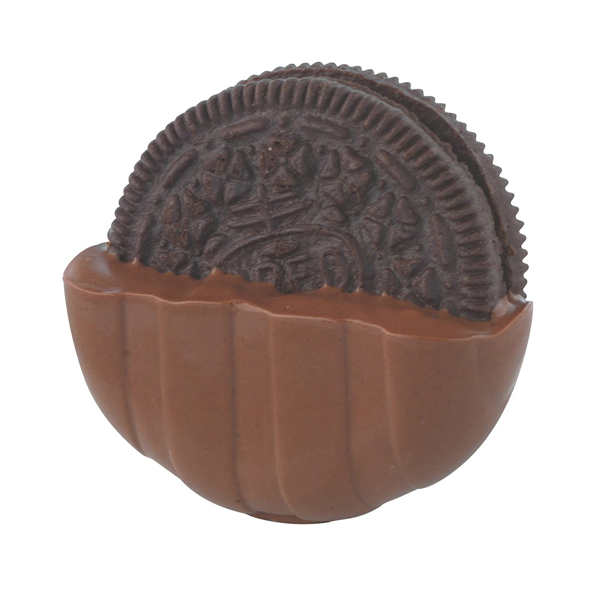 Molde de silicona de 12 cavidades para galletas bañadas en chocolate, 4 formas, azul