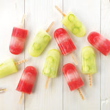 50 palitos de madera con patrón para helado