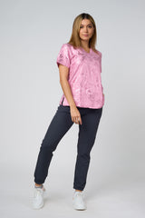 UF-605F-5010 CAMISA ROSA EMPOLVADO