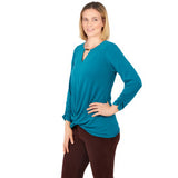 Blusa verde azulado - Ruby Rd.