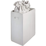 DOUBLE LAUNDRY BASKET WITH INTERNAL BAG