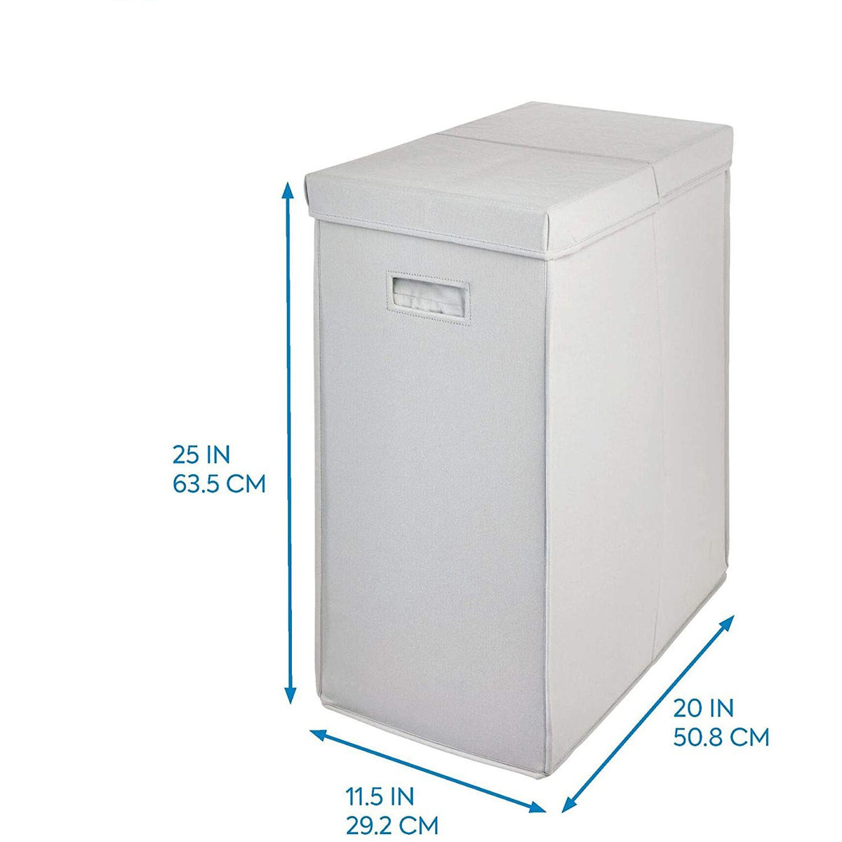 DOUBLE LAUNDRY BASKET WITH INTERNAL BAG