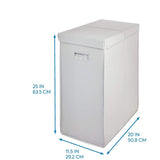 DOUBLE LAUNDRY BASKET WITH INTERNAL BAG